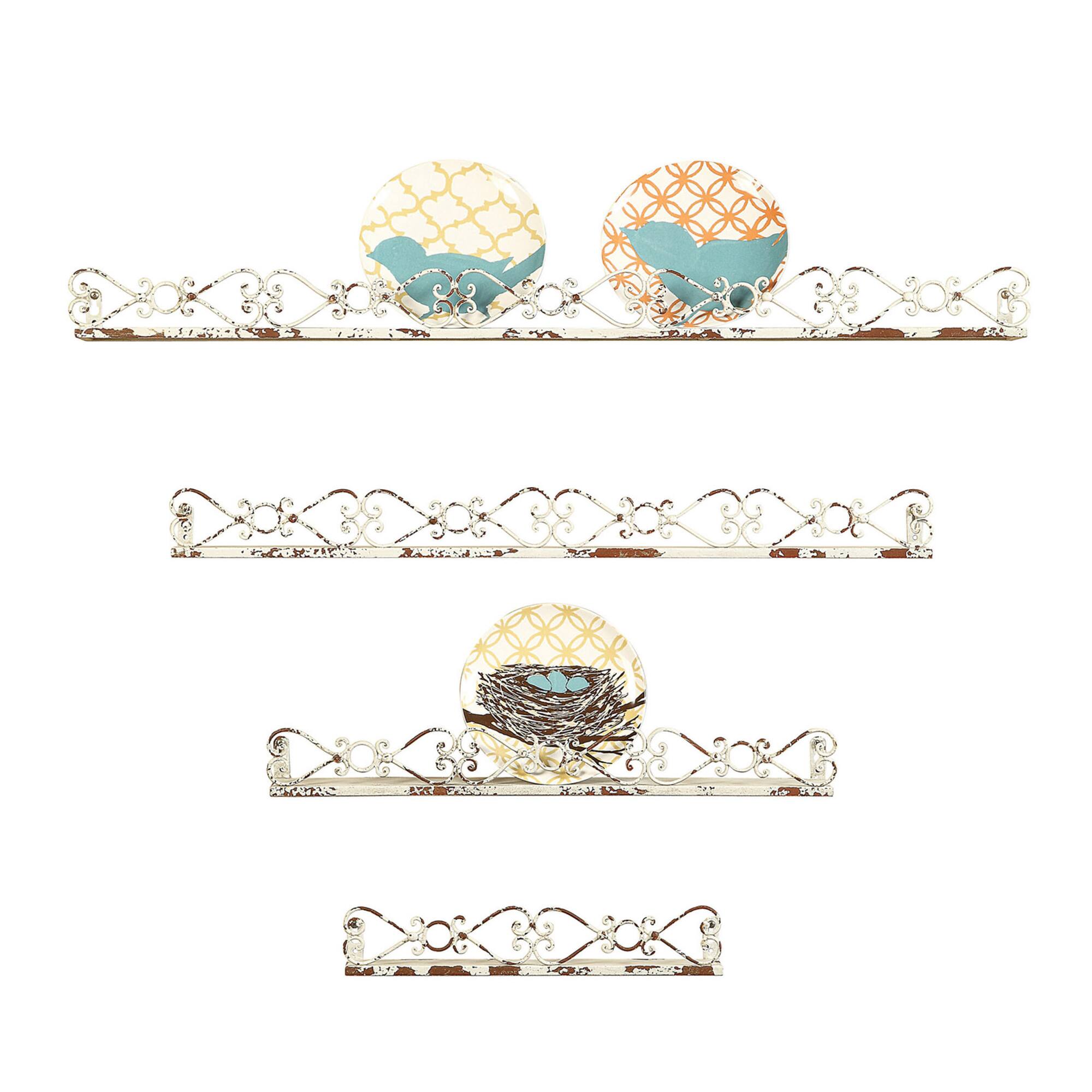 Hello Honey® Cream Iron Ledges Set